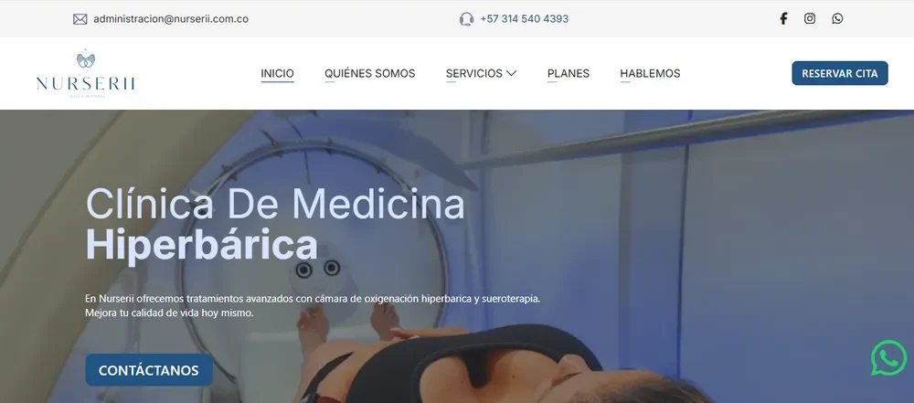 websiite Nurserii Medellín